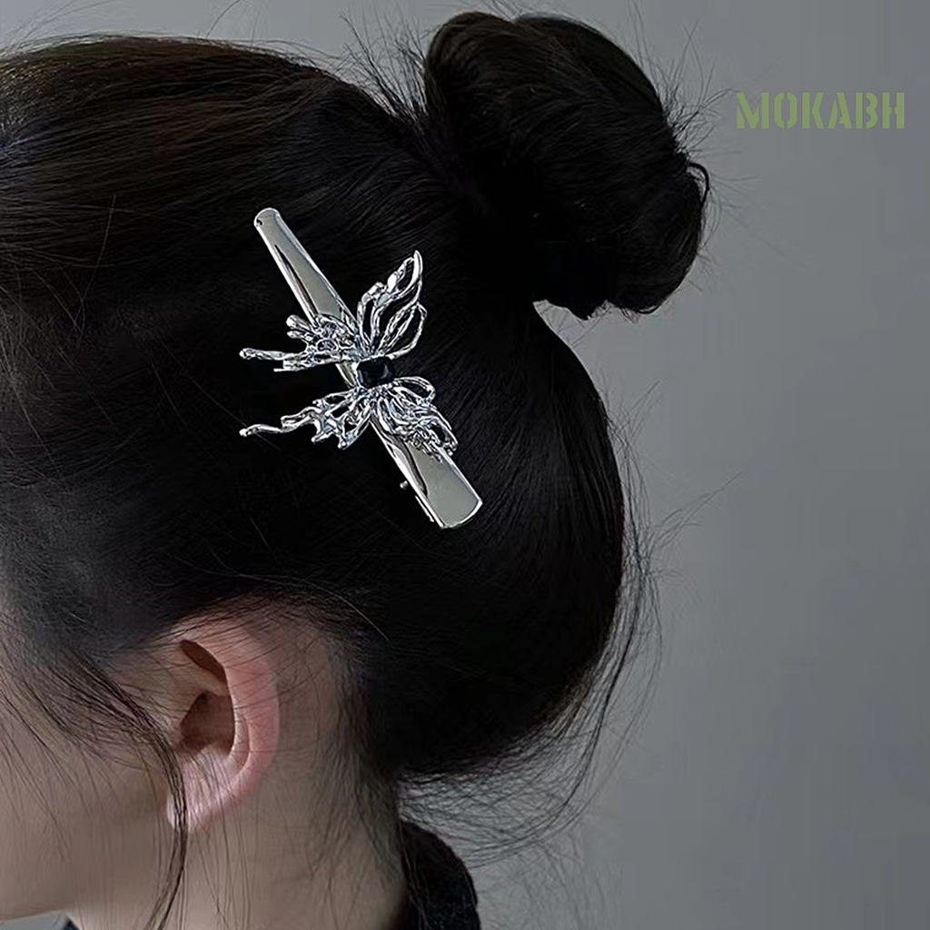 Trâm Cài Tóc Hình Bướm Đính Đá Phong Cách Vintage Cho Nữ