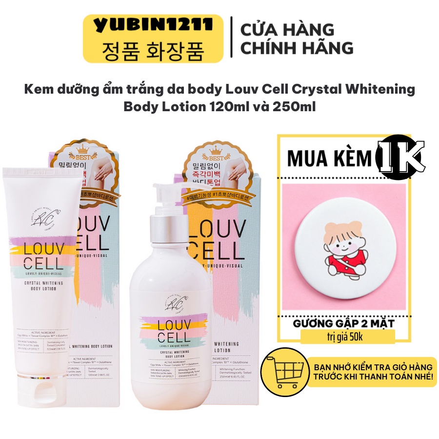 LOUV CELL Sữa dưỡng trắng da toàn thân Body LouvCell