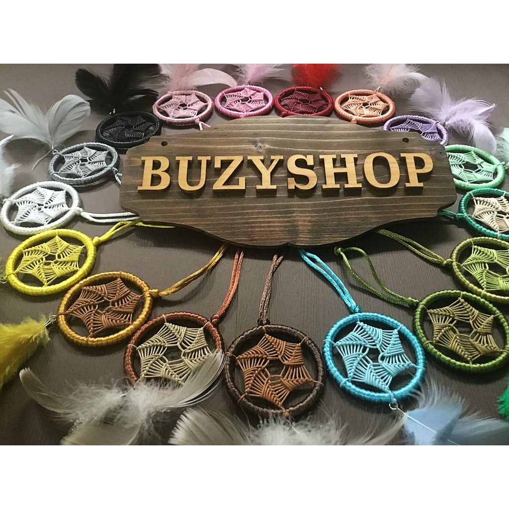 MẪU6CM  dreamcatcher treo trang trí móc khóa - loại 6cm