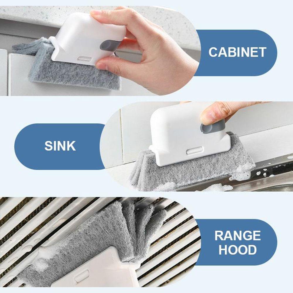 MUVAKO Dụng Cụ Làm Sạch Rãnh Cửa Sổ Nhà Bếp Mới