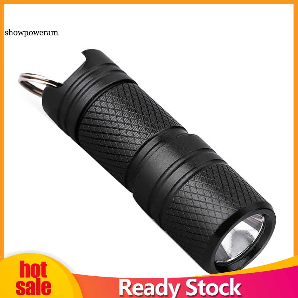 Đèn pin LED mini có móc khóa sạc USB tiện dụng