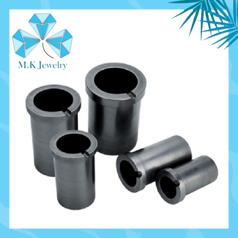 Bộ chén nấu Graphite cho lò trung tần, cao tần - nung chảy kim loại vàng, bạc,... - ứng dụng ngành Kim Hoàn
