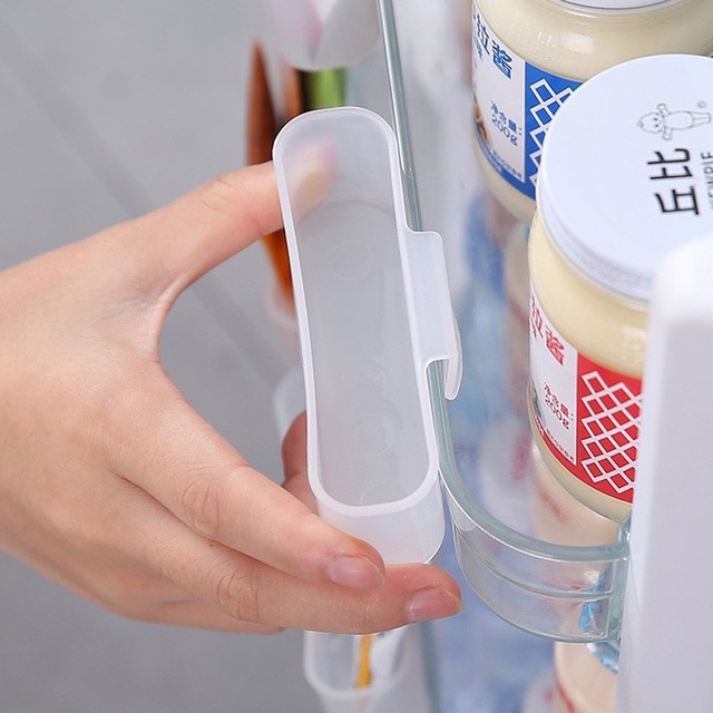 Set 2 giá đỡ đựng gói gia vị/ nước sốt mini cho tủ lạnh