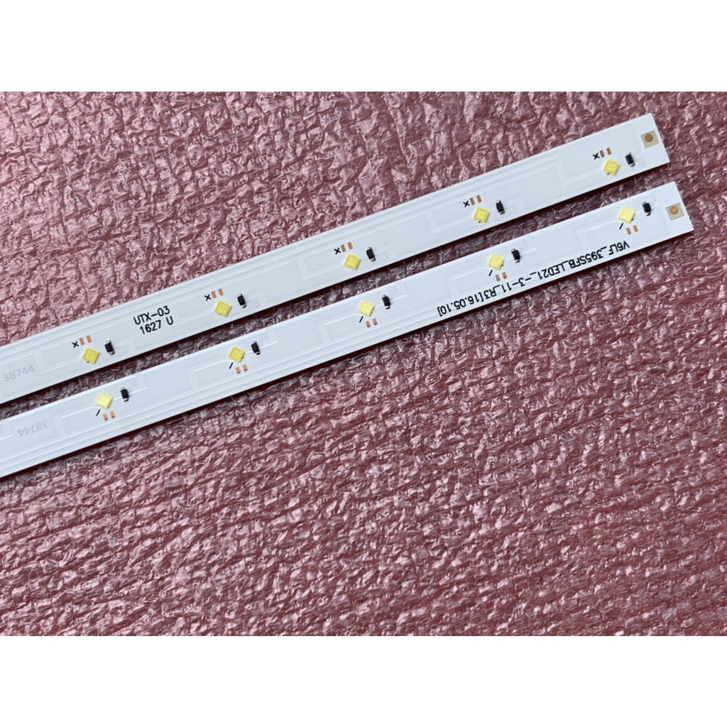 THANH LED TIVI SAMSUNG 40K5100 40K5300 V6LF_395SFA_LED21_ HÀNG MỚI 100%, BỘ 2 THANH, MỖI THANH 21 BÓNG 3V, DÀI 41cm