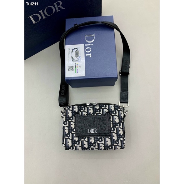 Túi Chéo dior da cao cấp- Túi Đeo Chéo Nam Nữ