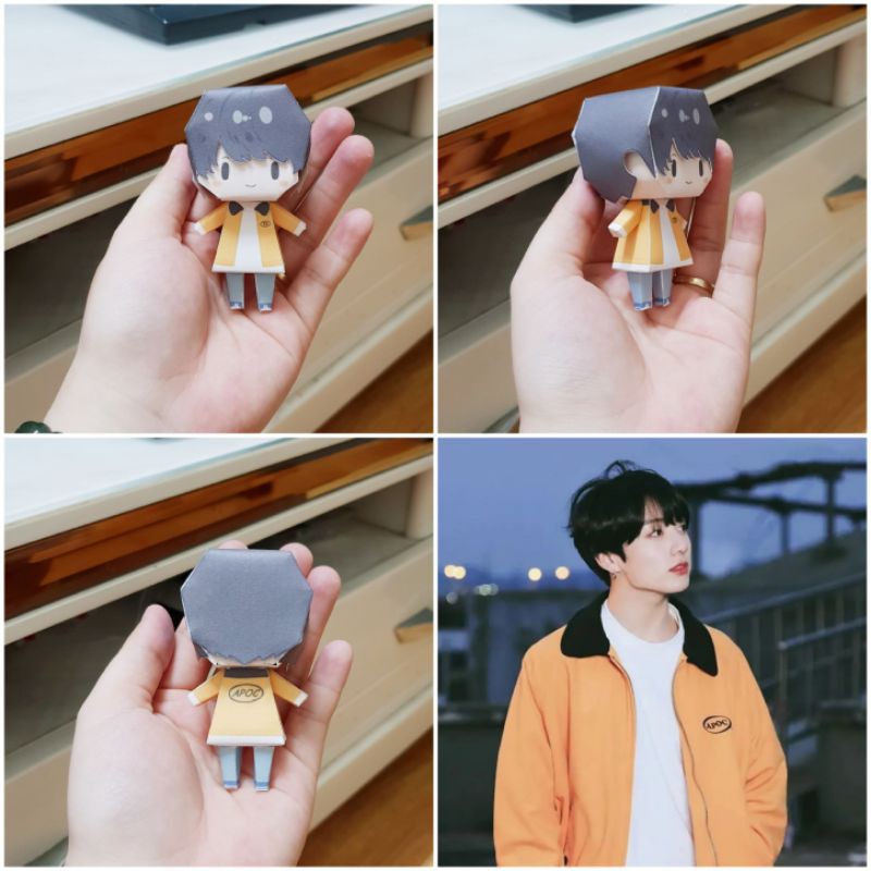 Mô Hình Giấy Chibi BTS Jungkook Euphoria