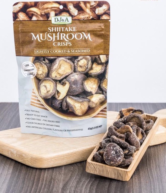 Nấm hương sấy giòn Shiitake Mushroom crisps 65g
