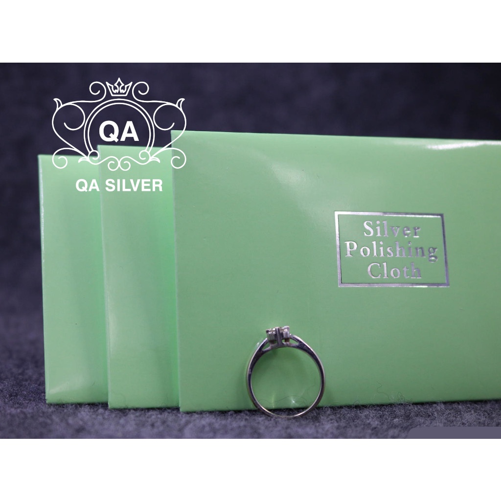 Khăn lau trang sức bạc khăn làm sạch mắt kính điện thoại QA SILVER AC200602