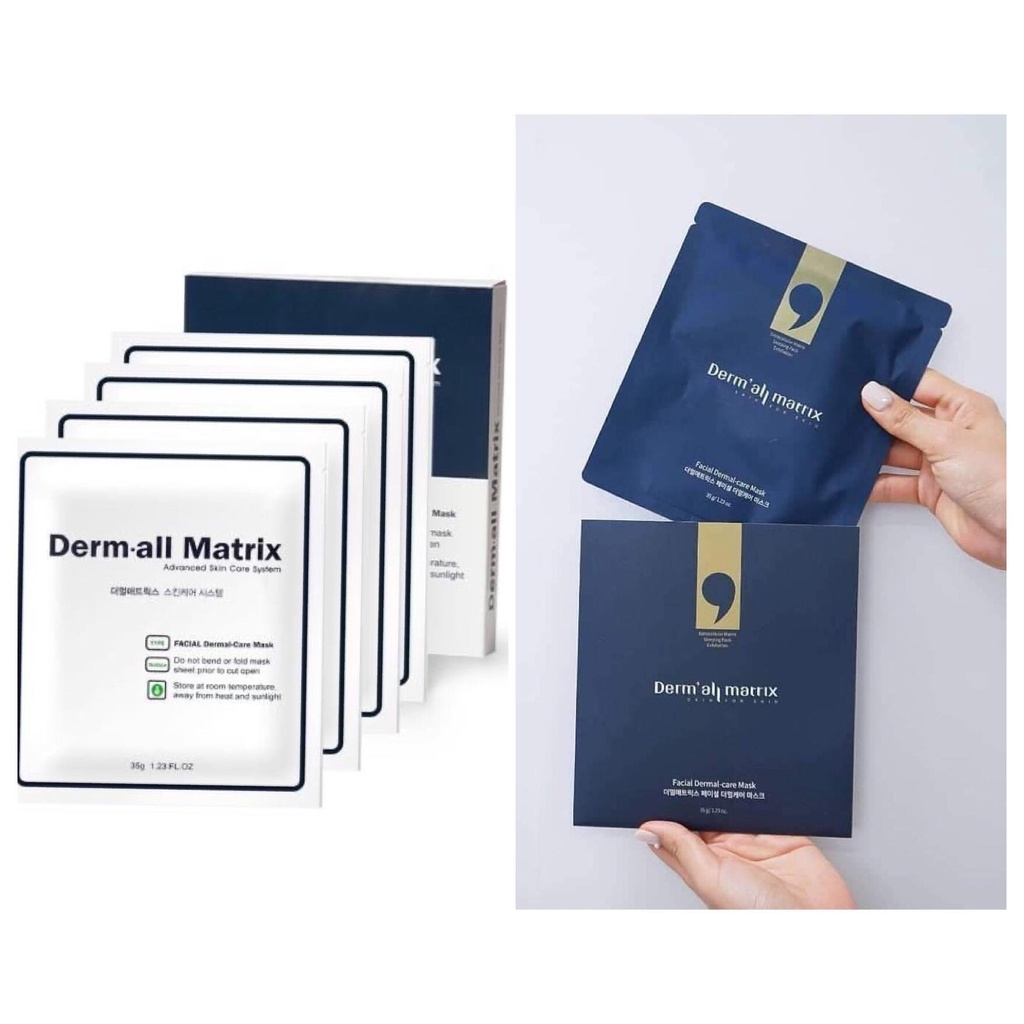 Mặt nạ trắng da, chống lão hoá - Derm-All Matrix Mask