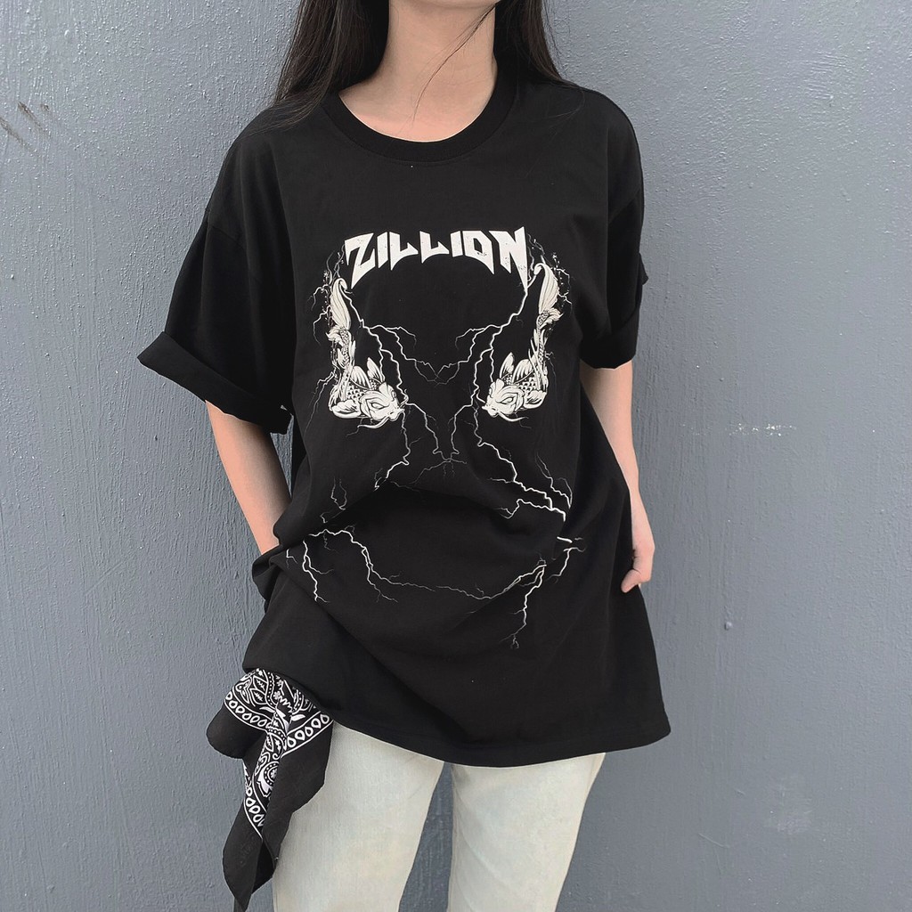 Áo thun tay lỡ Cá  Chép Zillion, T-shirt Zillion, Áo phông nam nữ Unisex - Zillion T Shirt
