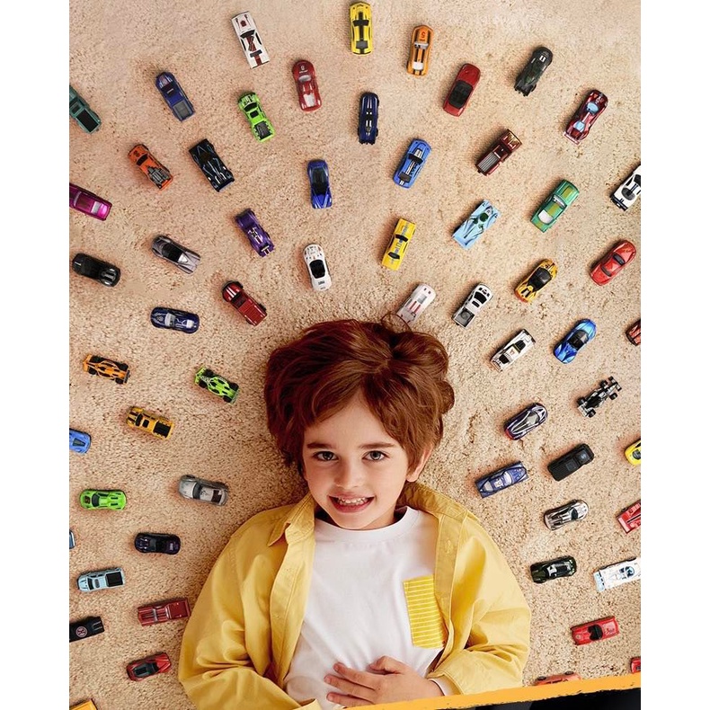 Ô tô đồ chơi bằng sắt Mini Alloy Racing Cars Mideer set bộ đồ chơi oto mô hình cho bé trai