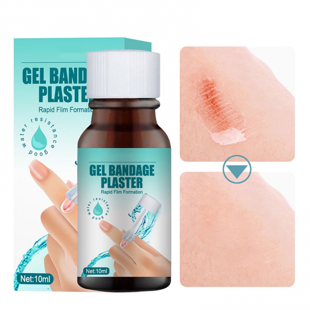 [Hàng mới về] Gel dán vết thương dạng lỏng nhanh khô chống thấm nước thoáng khí 10ml