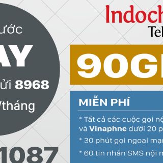 Sim 4G Vinaphone vd89 . Itelecom 90G
