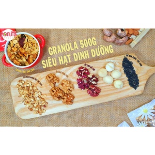 Ngũ Cốc Ăn Kiêng Granola Healthy 10 Loại Siêu Hạt Dinh Dưỡng 250gr-500gr-1kg | PONUTS.HOME