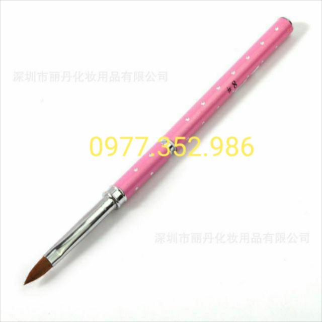 Cọ đắp hoa móng bột số 8