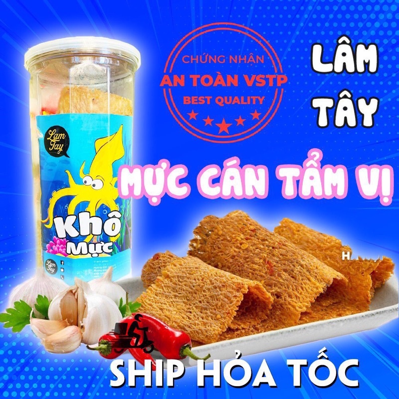 ✅ [HÀNG CÓ SẴN] Mực cán tẩm vị 200gr- Cực ngon cực mê 💥