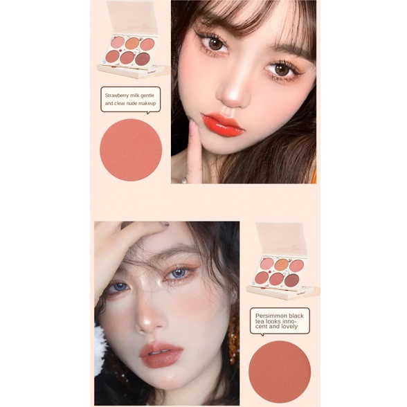 Phấn má hồng Kiss beauty nhiều màu sắc dễ tẩy trang | BigBuy360 - bigbuy360.vn