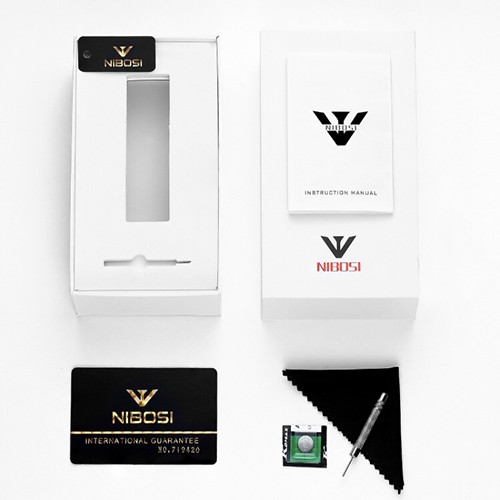 [XẢ HÀNG]_Đồng Hồ Nam NIBOSI 1985 Chính Hãng (Fullbox) Dây Hợp Kim Cao Cấp Không gỉ | BigBuy360 - bigbuy360.vn