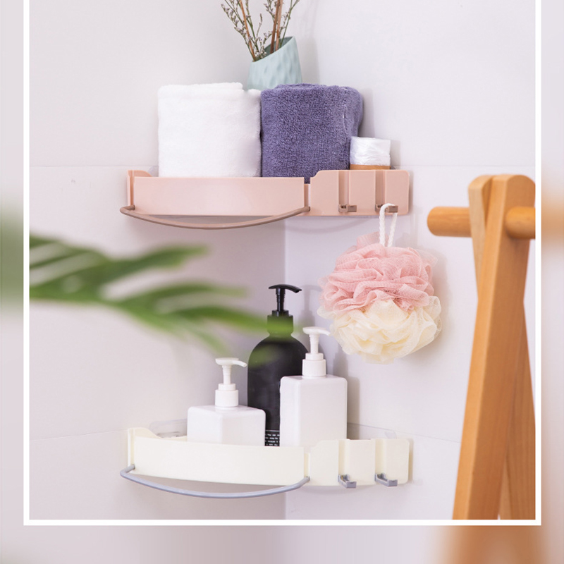 Giá Đỡ Gắn Góc Tường Đa Chức Năng Tiện Dụng Cho Phòng Tắm