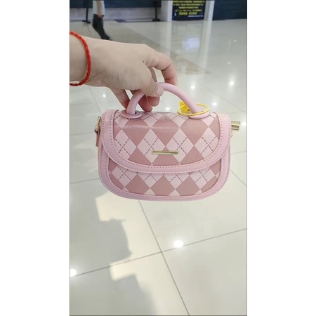 Túi xách mẫu kẻ caro mini nhiều màu