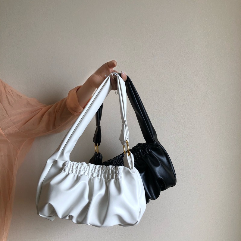 IELGY Túi Xách Tay Bằng Da Nhân Tạo Màu Trơn Thời Trang Phong Cách Âu Mỹ Cho Nữ