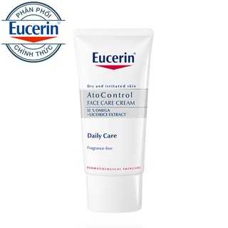 Kem dưỡng da mặt chàm khô Eucerin Ato Control Face Cream 12 % Omega 50ml