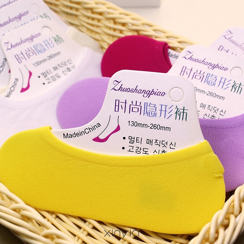 Vớ chống trượt trong suốt thiết kế tiện dụng