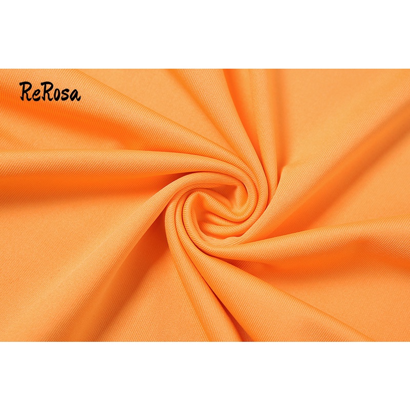 Rerosa Đầm Ôm Hai Dây Hở Lưng Thời Trang Gợi Cảm Cho Nữ