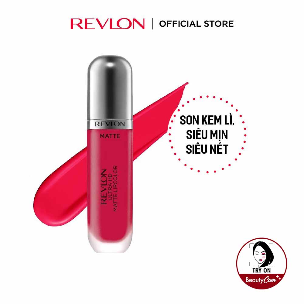 Son kem lì siêu nét Revlon Ultra HD Matte Lipcolor 5.9ml - HSD dưới 8 tháng