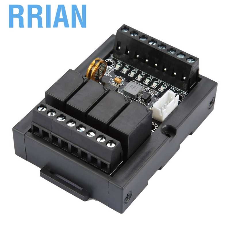 Rrian Qianmei PLC Industrial Control Board FX1N-10MR Programmable Relay Delay Module with Shell