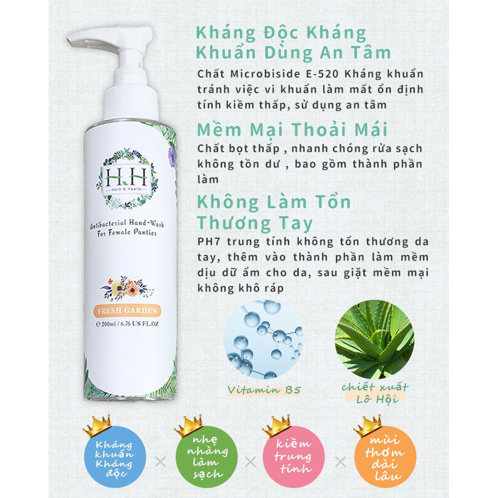 HH Nước Giặt Tay Đồ Phụ Nữ Kháng Khuẩn