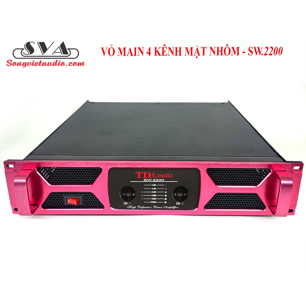 VỎ MAIN 2 KÊNH MẶT NHÔM - SW2200