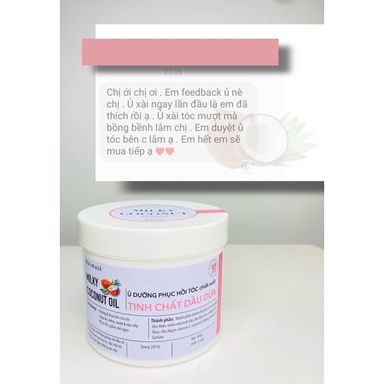 Ủ TÓC SỮA DỪA