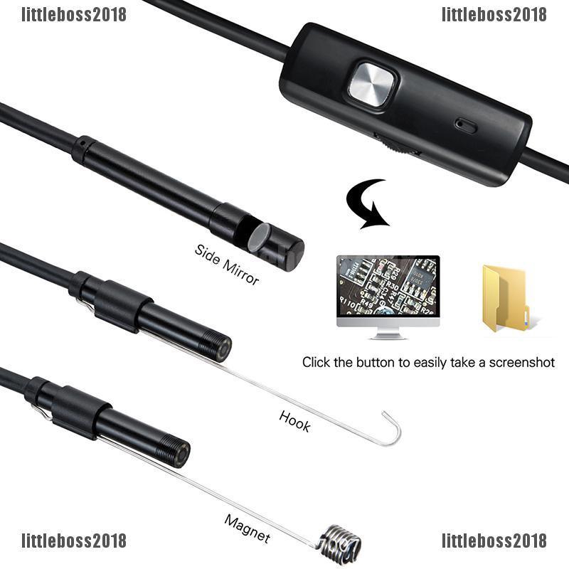 Camera nội soi kích thước 7mm 1-10m cho hình ảnh HD kết nối USB tiện dụng