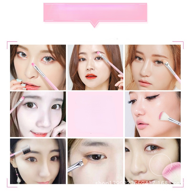 Set 5 Cọ Trang Điểm Chuyên Nghiệp Hiệu Lameila