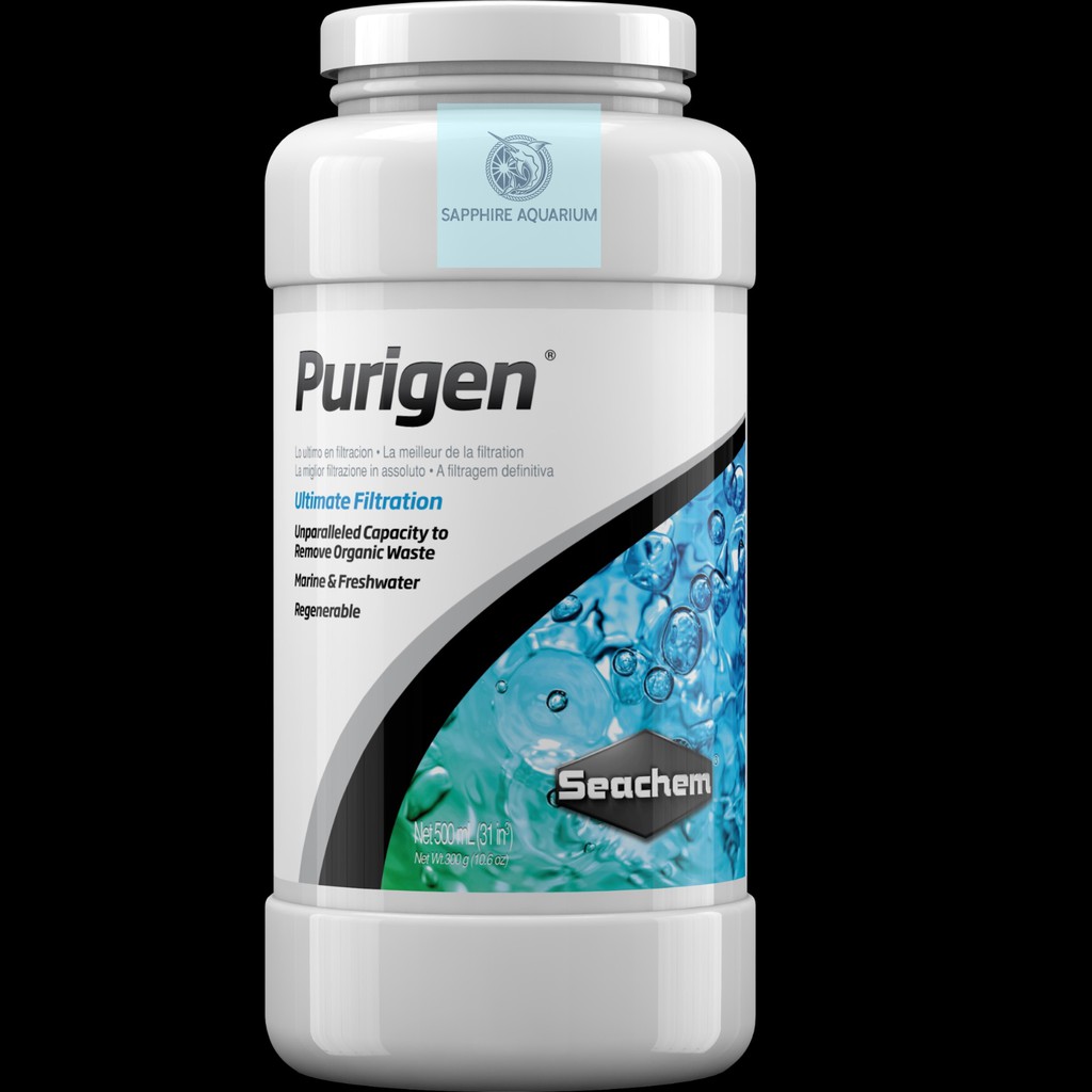 Vật liệu lọc Seachem Purigen 500ml (Nguyên Tem - Chính Hãng)