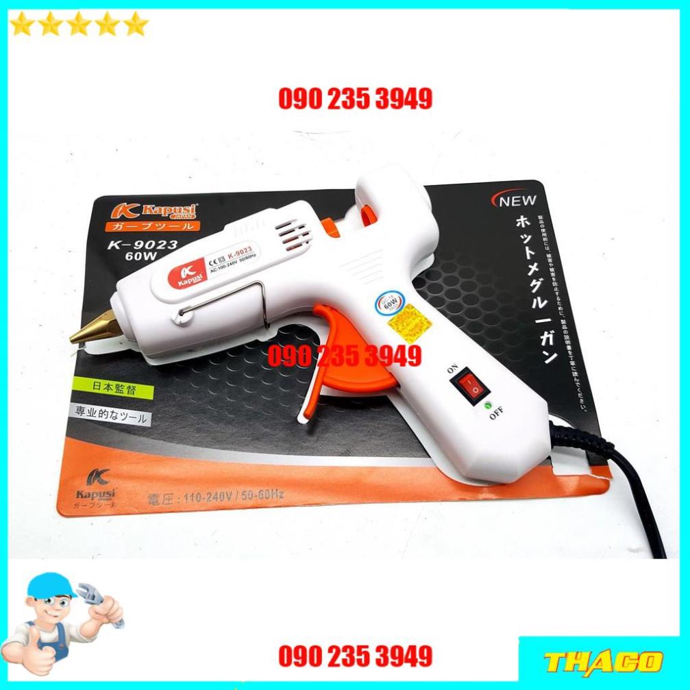 Súng bắn keo nến tiện lợi 60w K-9023 Kapusi NHẬT BẢN Hàng chính hãng