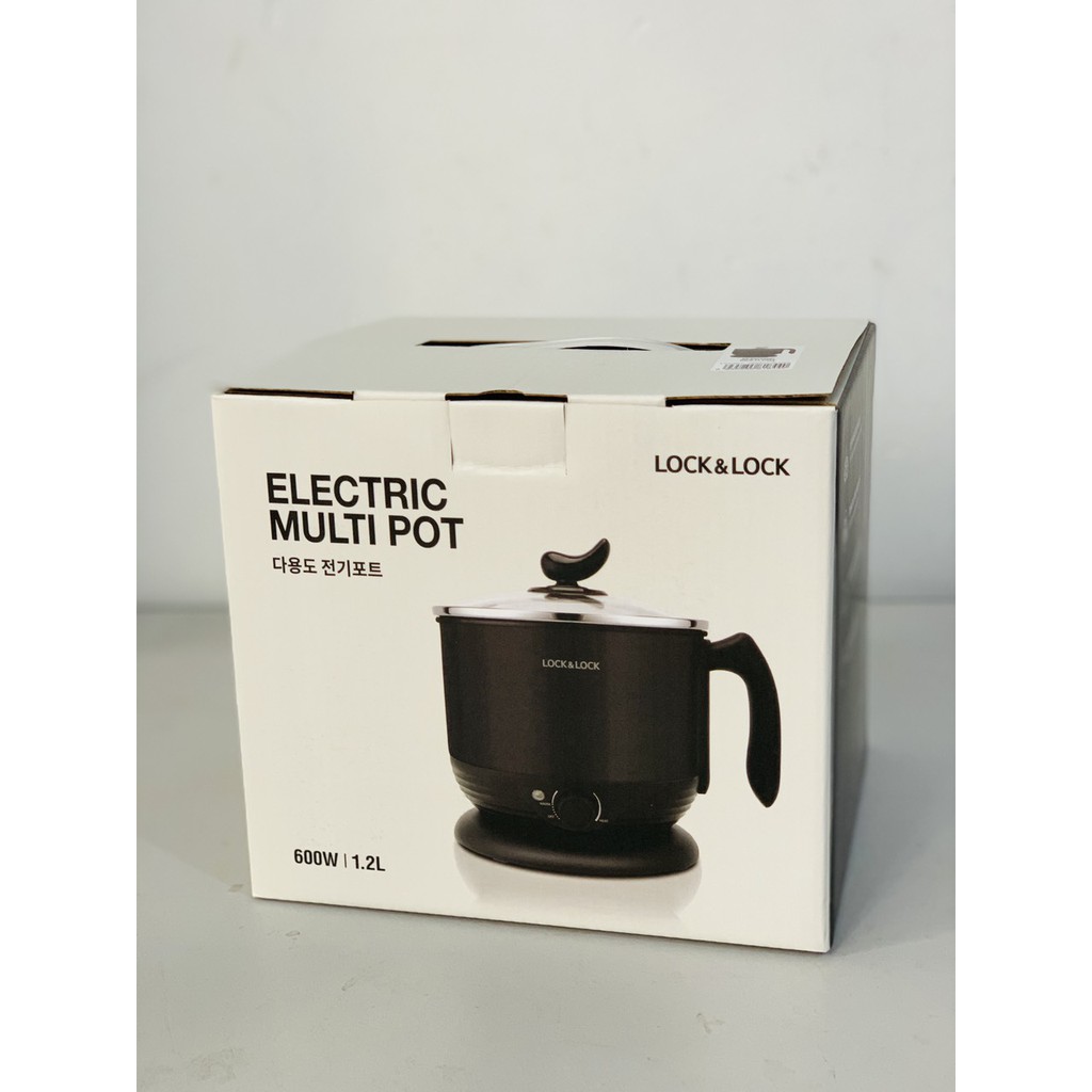 Nồi điện đa năng Lock&amp;Lock Multi Pot 1.2L EJP316BLK