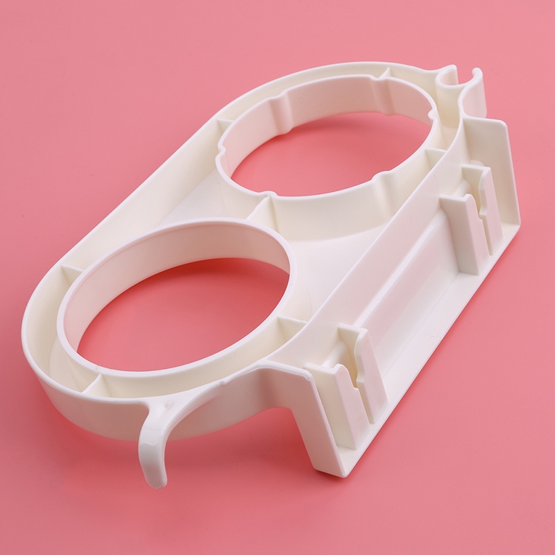 Giá Đựng Máy Sấy Tóc Bằng Nhựa Gắn Tường Không Cần Khoan Kèm Móc Tiện Dụng Cho Nhà Tắm