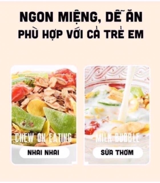 [HÀNG CHUẨN] Combo 2 hộp ngũ cốc giảm cân tăng cân mix hạt và hoa quả