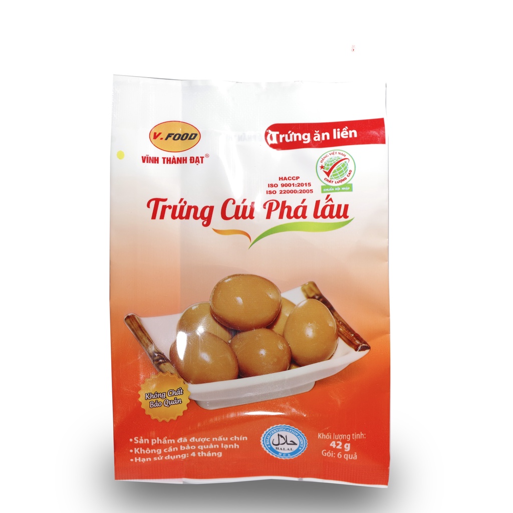 Trứng Cút Phá Lấu (gói 6 quả)