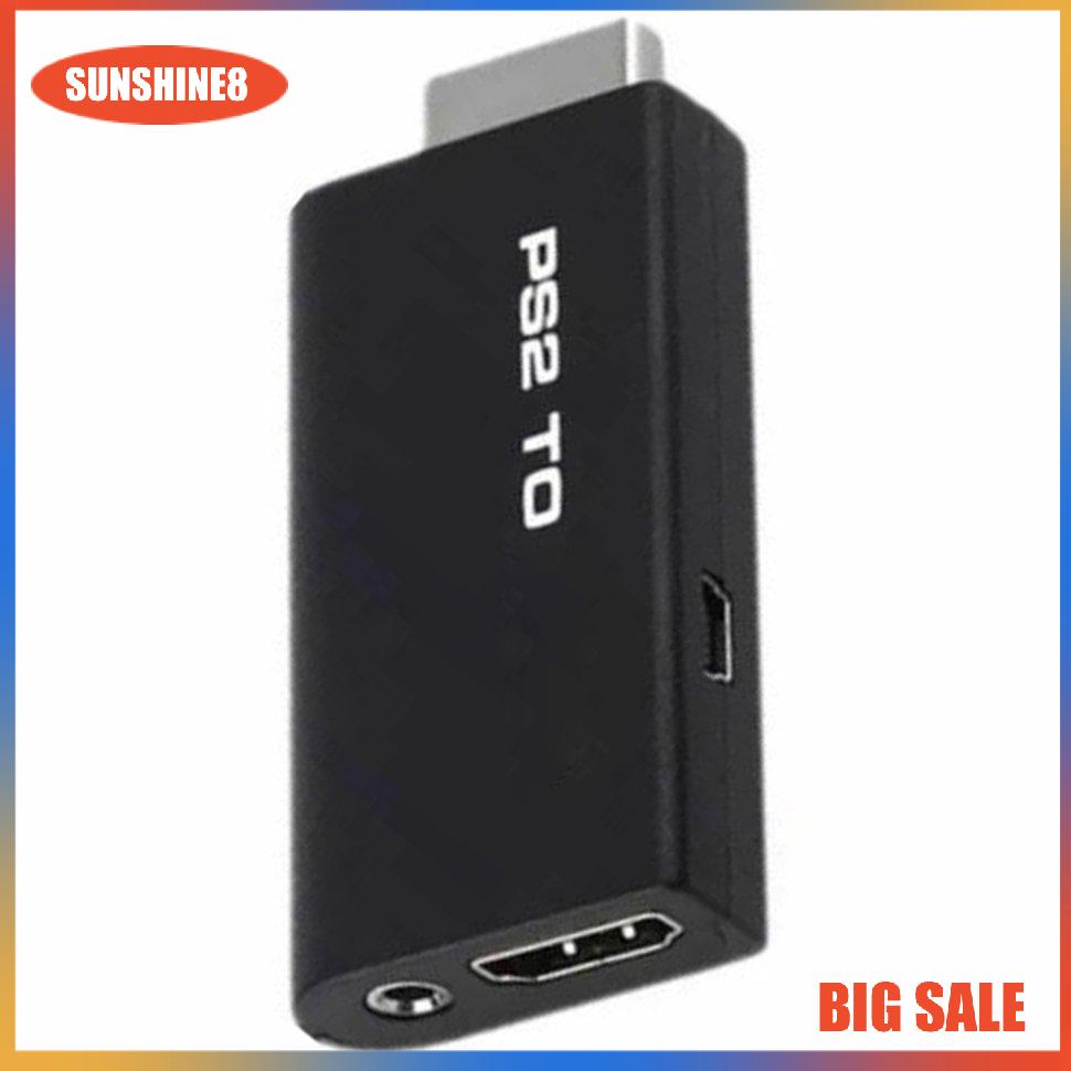 【SUN】Ps2 HDMIl tương thích Adapter Sturdy Stable PS2 sang HDMI-compatible Converter