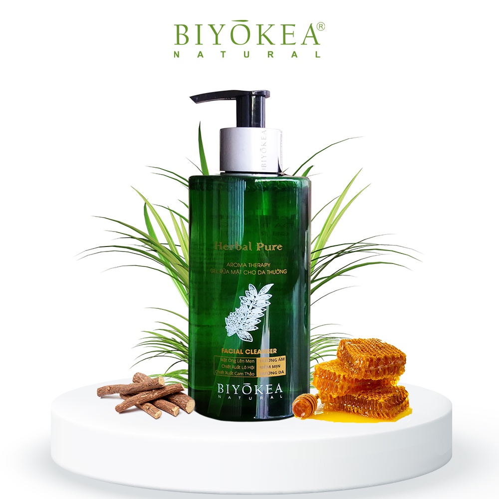 Gel Rửa Mặt Cho Da Thường Biyòkea 320ml Làm Sạch Da, Dưỡng Ẩm Da