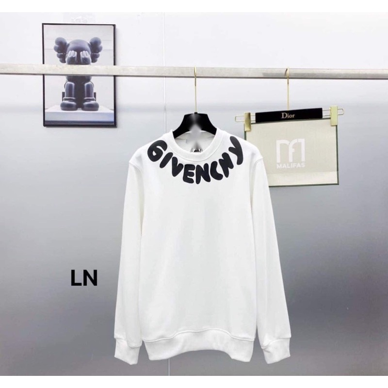 Áo nỉ bo cotton gi ven vòng cổ LN12