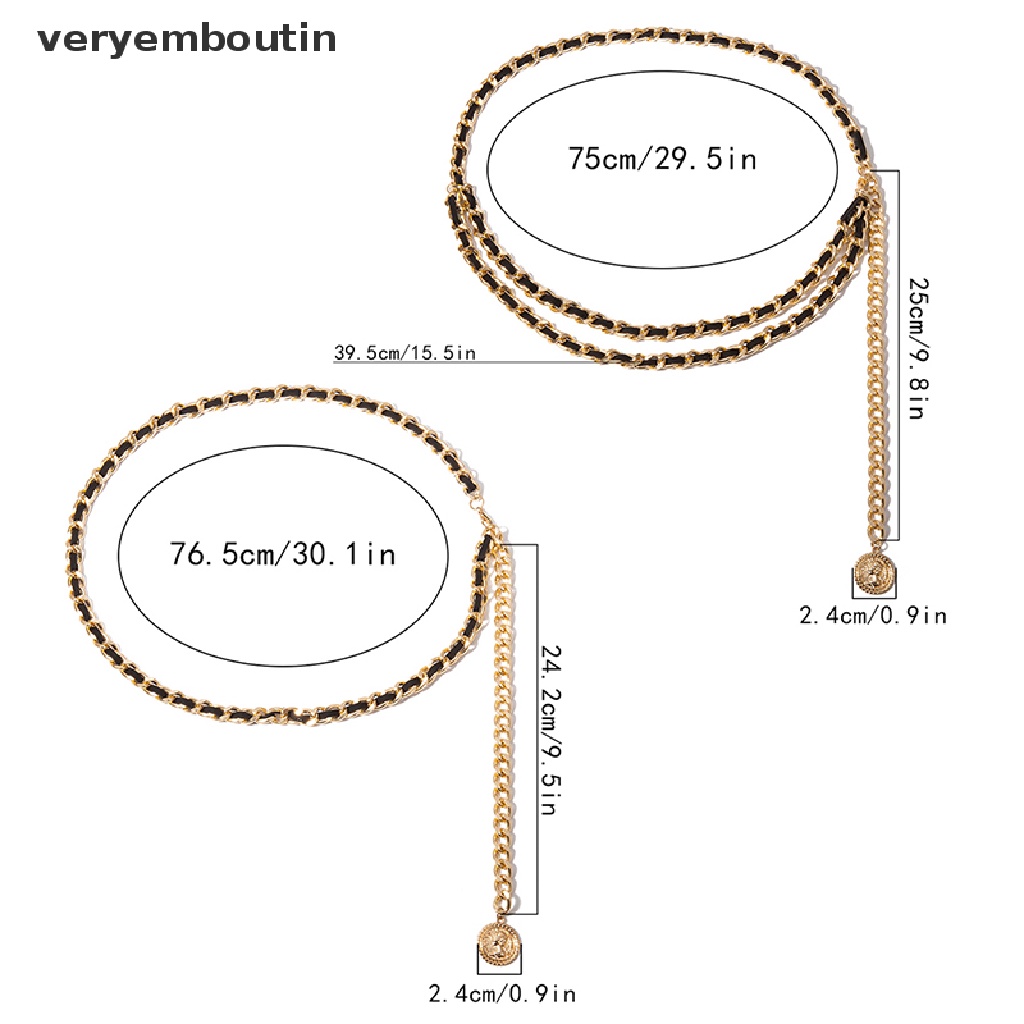 Thắt Lưng Nhiều Lớp Đính Tua Rua Phong Cách Retro Cho Nữ