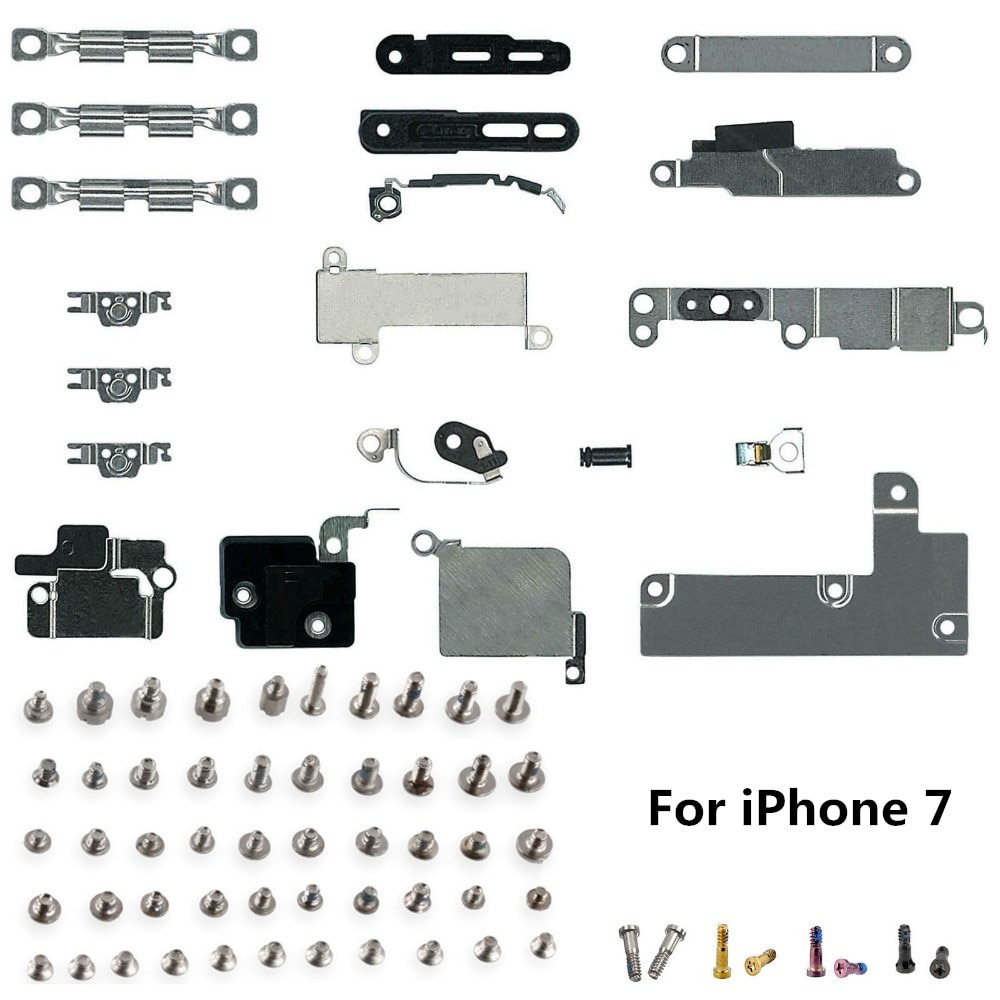 Bộ Phụ Kiện Giá Đỡ Kim Loại Nhỏ Toàn Diện + Ốc Vít Cho iPhone 5 5C 5S 6 6P 6s 6s Plus 7 7plus 8 Plus X XR XS MAX