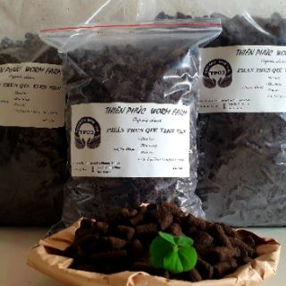 Phân trùn quế ép viên tan chậm- Túi 3kg