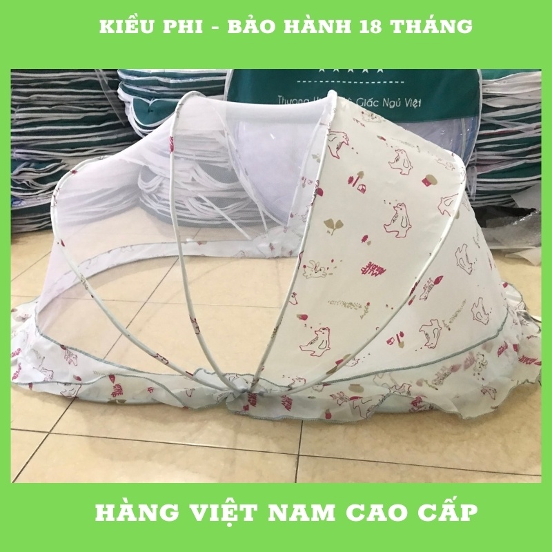 Mùng chụp cho bé cao cấp chống muỗi - màn chụp tự bung gấp gọn thông minh