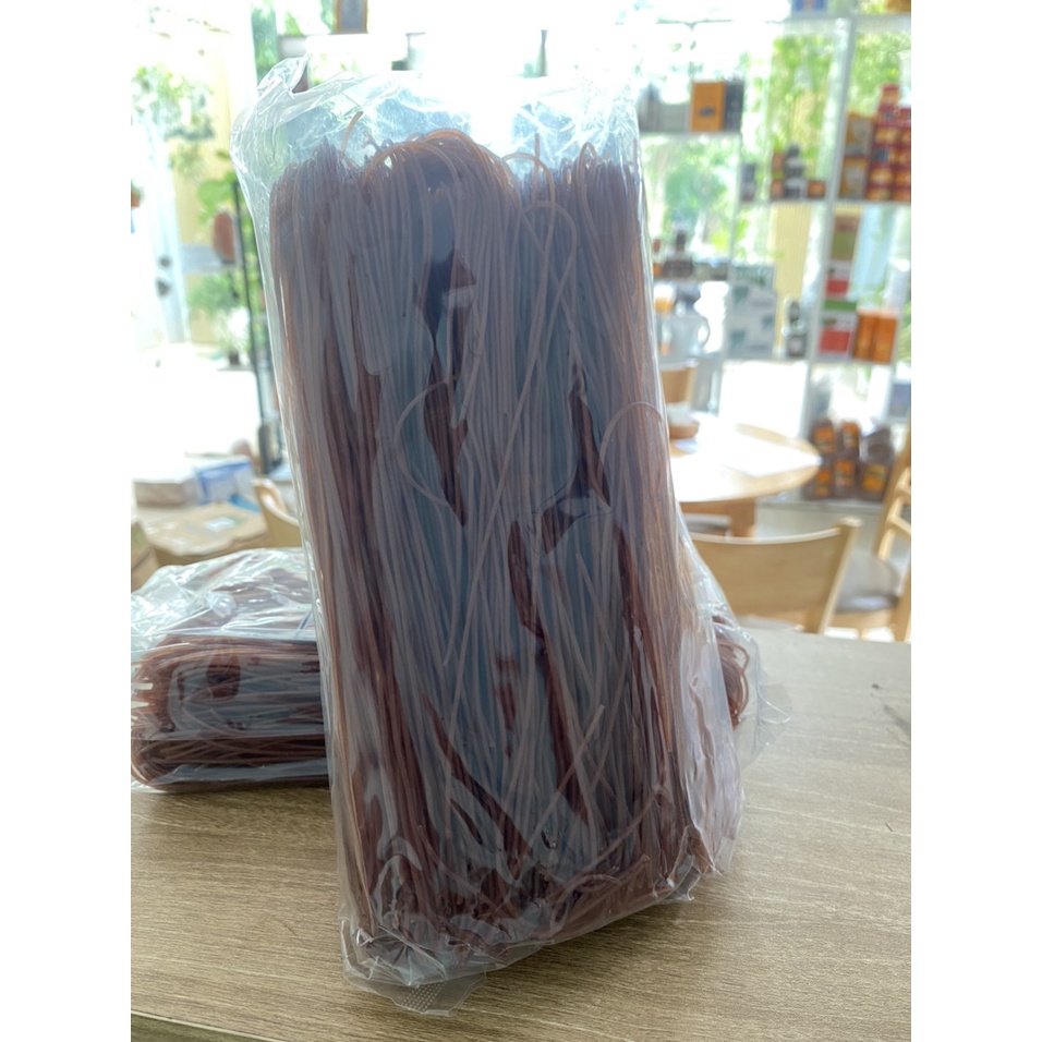 Bún Gạo Lứt Đỏ Hữu Cơ Tự Nhiên - Không hóa chất - không phẩm màu - không chất bảo quản - 500gr