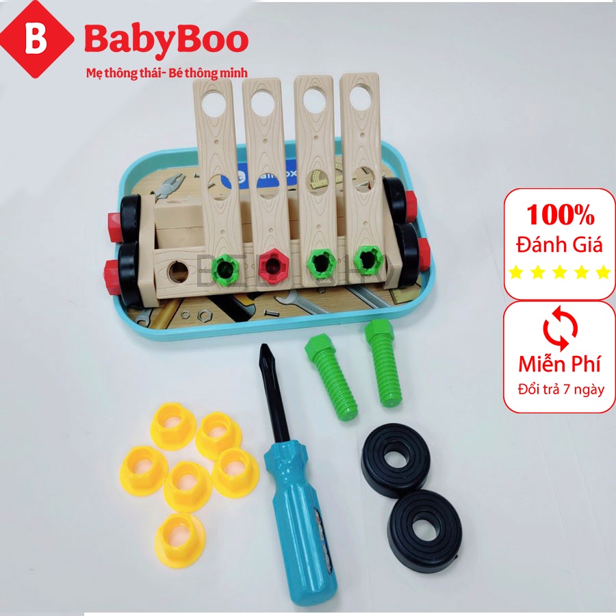 Bộ Đồ Chơi Kỹ Thuật Vặn ốc Vít Giúp Bé Phát Triển Trí Tuệ, Đồ chơi cho bé từ 2 tuổi trở lên